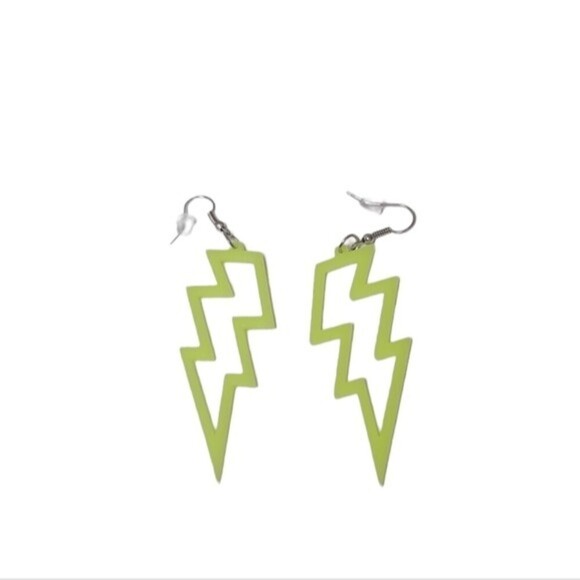 Lighting Flash Drop Down Dangle Earrings NEW - Picture 4 of 4